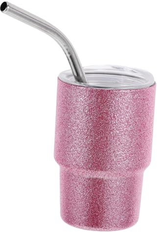 Zerodeko 1 Set Mini Bicchierino Di Con Paglia Bicchiere Per Bevande Mini Tumbler Tazza Tazze Da Cocktail Creative Bicchiere Di Paglia Bevande Tumbler Party Cocktail Cup Shot Wine