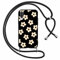 Foonary Handykette Hülle mit Band für Samsung Galaxy A70 6,7 Handyhülle, Aesthetic Design Kette Necklace Case mit Kordel zum Umhängen Silikon Schutzhülle Cover Schnur für Samsung A70, Blumen 2