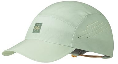 BUFF®| Kappe Pack Speed Männlich Weiblich Erwachsene Flexibel, UPF50, Reflektierendes Element, Komfortabel, Dehnbar, Laufen, Belüftung, Faltbar, S/M, Vert