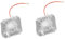 Uonlytech Lot De 2 Ventilateurs De Refroidissement Pour Boîtier Dordinateur 5 5 Cm Silencieux Pour Remplacement De Carte Graphique
