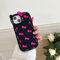 Danzel for iPhone 16 Pro Max Cute Case, Cartoon Bow Cat Soft Silicone Kawaii Funny Retro Cover (Black)