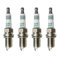 QKFTCSDW Kfz-Ersatz 5304 IK20 Iridium-Zündkerzen, kompatibel mit BMW, Toyota, Mercedes-Benz, Suzuki, Lexus, Chevrolet, Audi, Volkswagen, Volvo, Subaru, Mazda, Kia(4 Spark Plugs)
