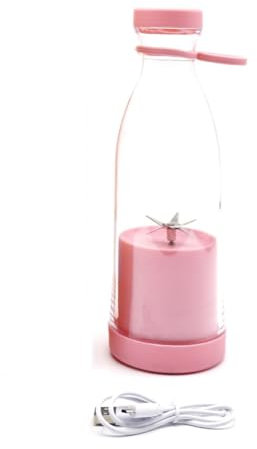 Plookyoe Mixeur électrique portable rechargeable - Mélangeurs de fruits - Smoothie USB - Mini mélangeur personnel - Machine B