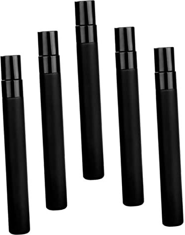 FRCOLOR 5stücke Tragbare Glasflasche Mit Sprühkopf Wiederverwendbare Leere Flasche Für Parfüm Aromatherapie Und Hygieneprodukte Auslaufsicher Und Einfach Zu Dosieren Für Reisen Und Täglich
