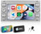 SIXTOP 2G 64G Android Car Stereo Radio for Ford Fiesta Focus Kuga Transit Connect S-Max C-Max Galaxy 7 Touchscreen Car Radio with Wireless CarPlay Android Auto GPS WIFI Bluetooth FM/RDS Radio