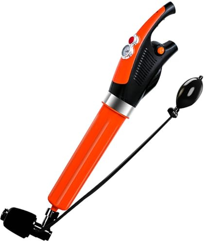 ROMOZ Electric Toilet Plunger Pistolet Toilettes pour déboucher tête Pistolet Haute Pression pour Toilettes Pistolet à air comprimé pour Salle Bain,Baignoire,Cuisine,évier,Siphon de Sol