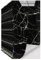 Tarwanear Tile Stickers Marble 10pcs/60x30cm Waterproof Oil Proof Self Adhesive Wall Tiles PVC Wall Stickers Black Peel and Stick on for Kitchen Bathroom Home Decor