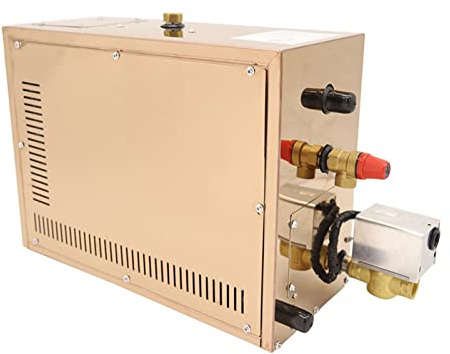 Generatore di Vapore per Sauna, 7KW Commercial Self-Draining Steam Generator Shower System Portable Small Sauna Steam Generator With Intelligent Touch Controller For Suitable Space Heating