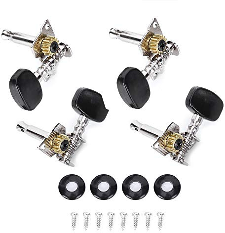Tomotato Mécaniques d'accordage ukulele, mécanismes métalliques pour guitare classique 4 cordes, accessoires instrument de musique
