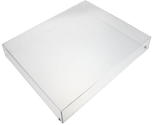 SHINEOFI Acrylic Turntable Dust Cover for Audio Equipment and Stereo Components, Protective Lid with Easy Installation and Removal, for Home Audio Setups, Vinyl Record Player Dust Shield