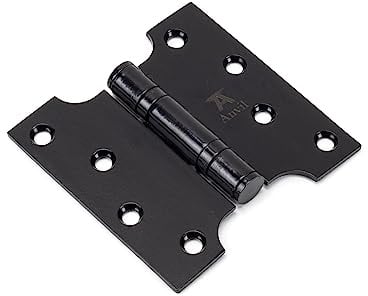 From The Anvil Black 4 Inch x 2 Inch x 4 Inch Parliament Hinge (Pair) ss
