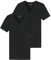 Schiesser Herren 2 Pack Unterhemd V-ausschnitt Mit Arm - 95/5 Organic Unterwäsche, Schwarz_173982, M EU