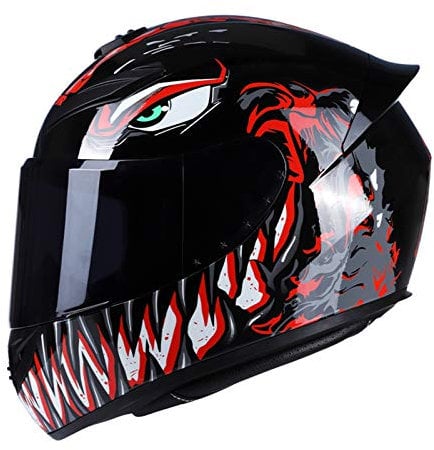 GoolRC Motorradhelm Rading Mode Vollgesicht leicht für Motorradrennen, Größe M