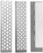 Natuce Diamant Malerei Malwerkzeug 3 Stück Diamant Zeichenwerkzeug Masche Lineal, 250 Löcher 408 Löcher, 5D Diamond Painting Lineal für Runde und Quadratische
