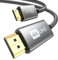 Silkland Mini HDMI to HDMI Cable 2M, [4K@60Hz, 2K@120Hz] High Speed HDMI 2.0 Cable Nylon Braided Compatible with Camera, Camcorder, Tablet and Graphics/Video Card, Laptop（Not Micro HDMI）