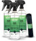 bio-chem Glasreiniger Hochglanzreiniger für streifenfreien Glanz | 3x 750 ml + Mikrofasertuch | Ideal für Glasflächen, Spiegel, Fenster, Autoscheiben, Küchenfronten und sonstige lackierte Oberflächen