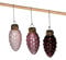 12 Stück Glas Hänger Zapfen rosa Altrosa Beere Blossom pink Rose 6cm Tannenzapfen Dekozapfen o745 Christbaumschmuck Deko Anhänger Christbaumkugeln Zapfenform Eicheln Früchte Weihnachtskugeln…