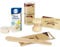 Backen Backset für Kinder & Erwachsene mit Seifert`s Lebkuchenglocke aus Ahornholz 4cm und Küchle Backoblaten Bio & vegan Größe 40mm & Backspatel Makronen, Lebkuchen & Amerikaner