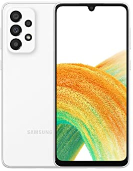 Samsung Galaxy A33 5G Variations 128 Go débloqué (renouvelé) (blanc)