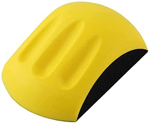 Treki Almohadilla de Lijado Manual Tacos de Lijado para Discos Bloque de Lija de Bucle y Gancho Pulido del Disco de Molienda a Mano para Manualidades, Restaurar Muebles Carpintería Trabajo Carrocería
