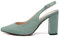 Rio Fiore Tacones, 8.5 cm Tacón Bloque, Zapatos con Tira Trasera, Menta, Ante sintético, Zapatos Destalonados Comodos, 2062A-40-K-8 (Mint, 38 EU)