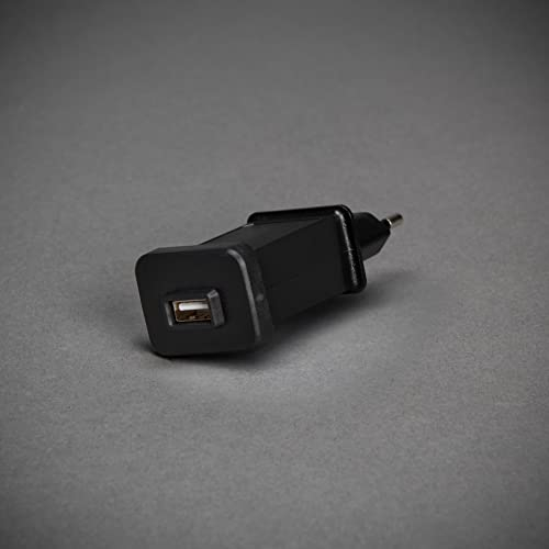 Konstsmide E-Transformator, schwarz, inkl. USB Anschluss, 5V, Innen, 3,6W - 5112-000