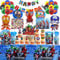 Superhelden Geburtstag Party Set，Superhelden Geburtstag Geschirr Kit，Superhelden Luftballon，Avengers Geburtstag Deko，Kindergeburtstag Party Deko