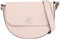 Calvin Klein Jeans Sac à Bandoulière Femme Minimal Monogram Saddle Bag Petit, Rose (Pale Conch), Taille Unique