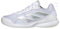 adidas Damen Avaflash Low Tennis Shoes, Cloud White/Cloud White/Silver met, 38 2/3 EU