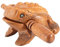 Dekaim Frosch Ornament aus Holz,Thailand Traditionelles Kunsthandwerk,Glücksfrosch,Krächzendes Musikinstrument,Heim Und Bürodekoration(Nr. 3 10,6 cm)