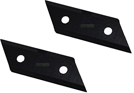 2 X 10,4 CM Messer kompatibel mit King Craft 2500 R (2500R) Gartenhäcksler