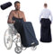 BELIEFF Rollstuhl Decke Erwachsene - Rollstuhldecke Beindecke - Rollstuhlsack - Rollstuhl Schlupfsack - Fußsack - Reißverschluss - Blau - Large
