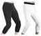 HULG Padded Trousers with Knee Pads Compression Trousers 3/4 Capri for Basketball, Football, Baseball, Youth and Adult Sizes