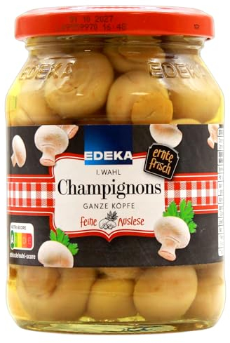 Edeka Champignons ganze Köpfe 1.Wahl, 6er Pack (6 x 200g)