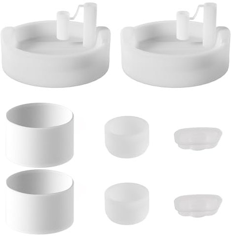 Accessoires de bouchon anti-déversement en silicone 8 pièces,kit de tasse à joint étanche pour gobelet de 40 oz,couvercles de tasse, couvercles de tasse,bouchons de couverture,bouchon anti-déversement