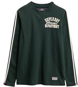 Superdry Vintage Athletic Long Sleeve T-Shirt 2XL Green