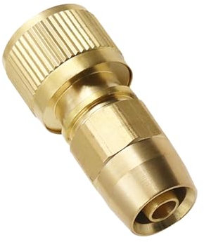 FUATY Erweiterbares Gartenschlauch-Reparaturset, massives Messing, einziehbarer Gartenschlauch, Schnellverbindungsarmaturen, Flexschlauch-End-Reparaturadapter für spezifische Schnellverbinder