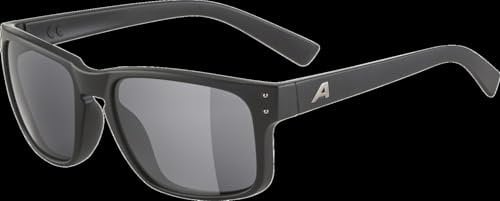 ALPINA KOSMIC - Verspiegelte und Bruchsichere Sonnenbrille Mit 100% UV-Schutz Für Erwachsene, black matt, One Size
