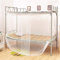 SUNGOOYUE Mosquitera Cama Cuadrada Proteger Red Dormitorio De Estudiantes, Protección Nocturna Ideal, 190x90x150cm