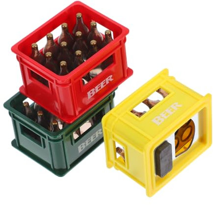 BESTOYARD 3pcs Cute Cartoon Beer Bottle Openers with Magnetic Fridge Stickers Playful Design for Easy Access for Soda Bottles Parties Camping and Rvs