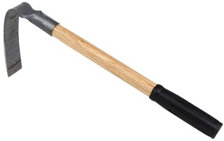 BESPORTBLE handliches Gartenhacken die Farm Gartenarbeit gartenrechen Gardening Tools gartenvliese Werkzeug Zubehör für das Unkrautjäten im Garten kleine Stahlhacke Garten hacken Black