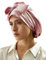 LilySilk 100% Reine Maulbeerseide Schlafmütze für Damen Natürliche Seidenmütze zum Schlafen und Haarpflege Nachthaarwickel mit langem elastischem Band zum Halten, Rosa
