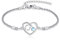 DAYLINLOVE Krankenschwester Geschenke für Krankenschwestern 925er Sterling Silber Stethoskop Mondstein Armband RN Krankenschwester Anerkennung Abschluss Schmuckgeschenke für Damen Frauen Medizinisch