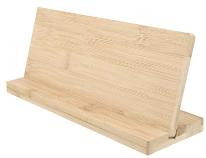 CORHAD Blank Display Board with Base Payment Code Sign for Desk Name Plate for Office and Events