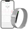 Schrittzähler Armband Schmal Fitness Tracker ohne Display Damen Herren Fitness Armband Smart Bracelet ohne App und Handy Schlaftracker Herzfrequenz Fitnessarmband Kalorien Rosegold Silber Schwarz