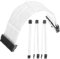 Yardenfun 1 Juego Kit de Cables de Extensión de Fuente de Alimentación para Pc Compatible con Conectores ATX Cable de Alimentación de Recubierto para Componentes de Ordenador