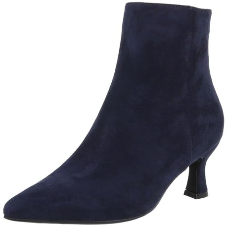 Ital Design Damenschuhe Stiefeletten Klassische Stiefeletten, DES658S-, Textil, Dunkelblau, Gr. 40