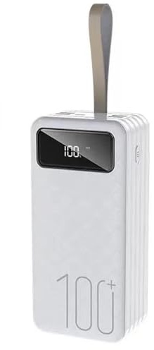 Power Bank USB C da 40000 mAh/80000 mAh con display LED, caricabatterie portatile a ricarica rapida di tipo C compatibile con smartphone e tablet(800000mah,White)