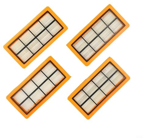 4 filtri di ricambio per aspirapolvere, compatibili con Karcher AD 2, AD 3.000, AD 3.200, AD 3 Premium Fireplace e AD 4 Premium, carta filtrante per la rimozione di ceneri e polvere