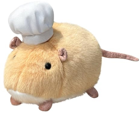 Ratpzou Plüschmaus | Stressabbau Koch Maus Plüschtier - Tierisches Fidgetspielzeug Weiche Puppe,für Büroangestellte Studenten Kinder Schultisch Geburtstag Weihnachten Klassenpreise Strumpffüller